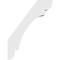 Ekena Millwork 6-in. W x 24-in. D x 32-in. H Olympic Architectural Grade PVC Knee Brace BRCP06X24X32OLY - alternate 3